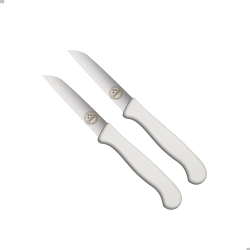 2er Set Gemüsemesser scharf Küchenmesser weiß Schälmesser Solingen rostfrei 8 cm/Handabzug - Dünnschliff - superscharf - spülmaschinengeeignet 2er Set Gemüsemesser scharf Küchenmesser weiß Schälmesser Solingen rostfrei 8 cm/Handabzug - Dünnschliff - superscharf - spülmaschinengeeignet von Constant FRIEDR. HERDER A.S N SOLINGEN-GERMANY