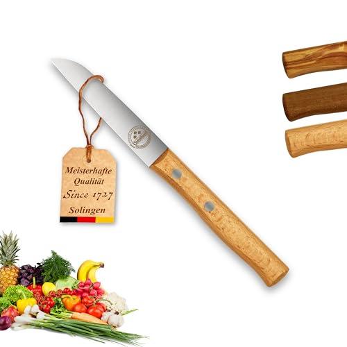 Constant - Solingen Messer mit Holzgriff Buche, Premium Gemüsemesser mit rostfreier Klinge aus Chrom-Stahl, extra scharfes Küchenmesser dank Dünnschliff & Handabzug, Made in Germany von Constant FRIEDR. HERDER A.S N SOLINGEN-GERMANY