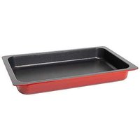 Contacto AluChef® Bräter GN 1/1 rot 53 x 32,5 cm, Höhe 6,5 cm, 8500 ml von Contacto
