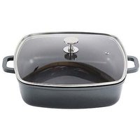 Contacto AluChef® Schmorpfanne Schmortopf, quadratisch 28 cm x 28 cm grau von Contacto