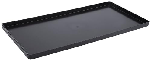 Contacto Auslageplatte, schwarz, aus Polycarbonat, 35 x 28 x 1,5 cm von Contacto