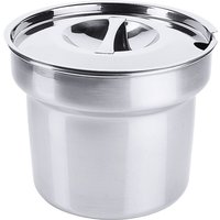 Contacto Edelstahl Bain Marie Topf 4,2 l mit Deckel von Contacto