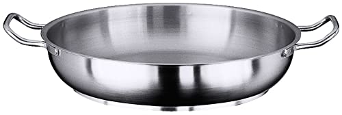 Contacto Edelstahl Bratpfanne 32 cm, matt mit zwei Griffen ohne Stiel Contacto Edelstahl Bratpfanne 32 cm, matt mit zwei Griffen ohne Stiel von Contacto