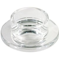 Contacto Edelstahl Butterschale aus Glas, Durchmesser innen 5,3 cm, außen 9 cm von Contacto