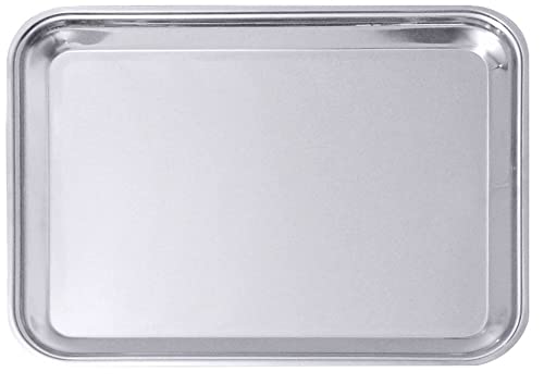 Contacto Edelstahl Tablett, rechteckig, 37 x 28 cm von Contacto