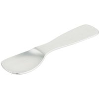 Contacto Eislöffelchen aus eloxiertem Aluminium, Länge 9,5 cm, Löffel 3 x 2,5 cm, Eispatel, alufarben von Contacto