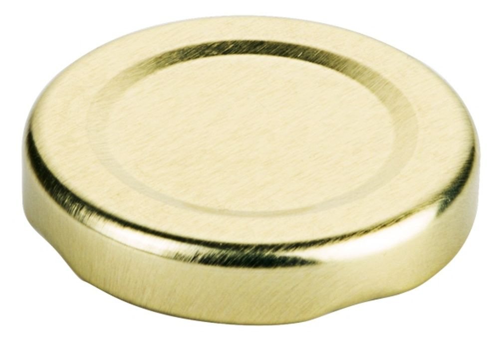 Contacto Glas, Aluminium, Deckel zu Marmeladenglas, gold, Ø 4,5 cm, Schraubdeckel passend zu 274 Contacto Glas, Aluminium, Deckel zu Marmeladenglas, gold, Ø 4,5 cm, Schraubdeckel passend zu 274 von Contacto