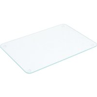 Contacto Glas-Schneidebrett 30x20 cm – kratzfest, bruchsicher, hitzebeständig, mit antirutsch Füßen, hygienisch & spülmaschinengeeignet von Contacto