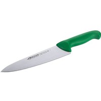 Contacto HACCP Kochmesser GRÜN 18 cm - NITRUM Edelstahlklinge, Griff aus Polypropylen, 33 cm Gesamtlänge, ergonomisch, professionell von Contacto