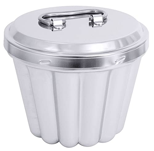 Contacto Puddingform Edelstahl 18/10 ohne Innenrohr Ø 14 cm 1200 ml mit Deckel, poliert, Gastro-Qualität, Backform für Wasserbad & Desserts von Contacto