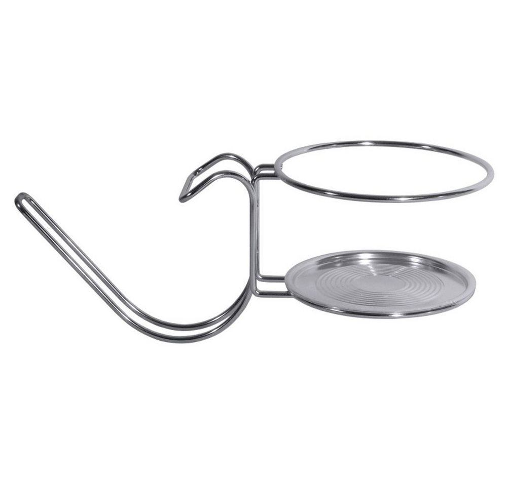 Contacto Sektglas, Edelstahl, Tischhalterung für Sektkühler, verchromtem mit Aluminiumplatte Contacto Sektglas, Edelstahl, Tischhalterung für Sektkühler, verchromtem mit Aluminiumplatte von Contacto