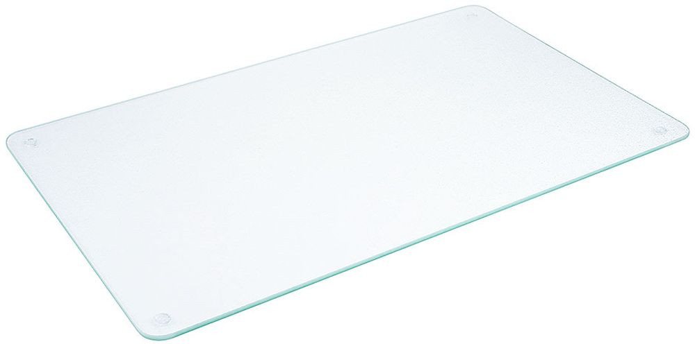 Contacto Servierbrett, Glas, (Set, 1-St), Glas-Schneidebrett aus Industrieglas mit geriffelter Oberfläche, rutsc von Contacto