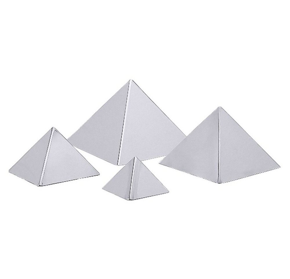 Contacto Servierschale, Edelstahl, Pyramide, Fläche 12 x 12 cm, für einen Inhalt von 0.4 Liter von Contacto