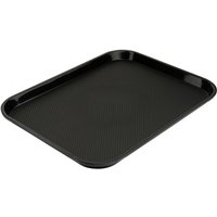 Contacto Serviertablett rechteckig 35 x 26,5 cm schwarz Polypropylen rutschhemmend Gastro-Tablett von Contacto