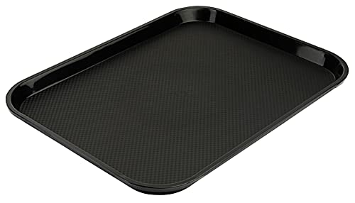 Contacto Serviertablett rechteckig 35 x 26,5 cm schwarz Polypropylen rutschhemmend Gastro-Tablett von Contacto