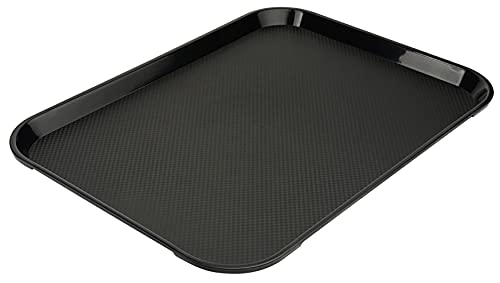 Contacto Serviertablett rechteckig 40 x 30 cm schwarz Polypropylen rutschhemmend Gastro-Tablett von Contacto