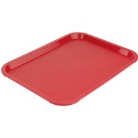 Contacto Serviertablett rechteckig 45 x 35 cm rot Polypropylen rutschhemmend Gastro-Tablett von Contacto