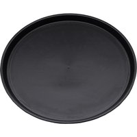 Contacto Tablett, Glasfaser Polyester rund,schwarz,rutschhemmend 36 cm von Contacto