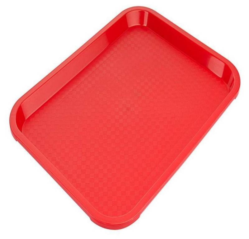 Contacto Tablett Contacto Fast Food Tablett 35 cm rot Polypropylen rot 35 x 27 cm von Contacto