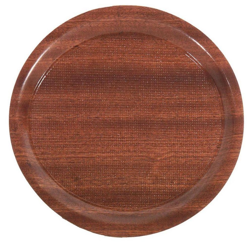 Contacto Tablett Contacto Holz-Tablett oval rutschfest 26x20 cm von Contacto