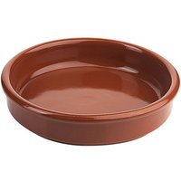 Contacto Tapasschale 350 ml - Ø 15 cm, Höhe 3,2 cm, emaillierte Terracotta, hitzebeständig bis 400°C von Contacto