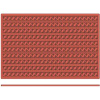 Contacto Torten Reliefmatte aus Silikon, Motiv Wellen, 60 x 40 cm, von -60 bis +230°C, spülmaschinengeeignet von Contacto