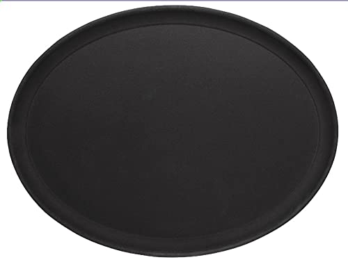 Tablett oval Farbe: Schwarz von Contacto