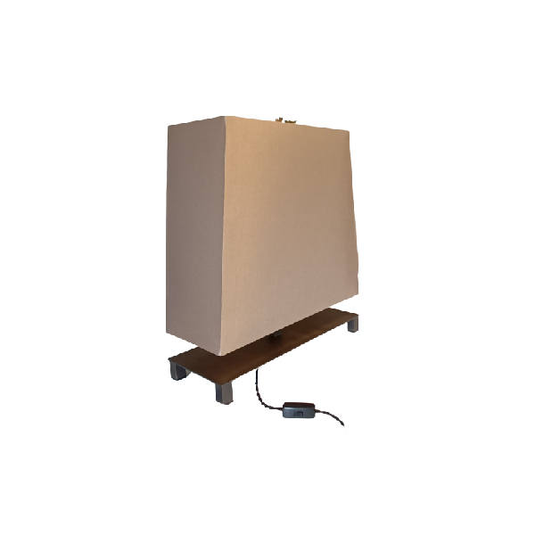 Rechteckige Tischlampe TA, Contardi von Contardi