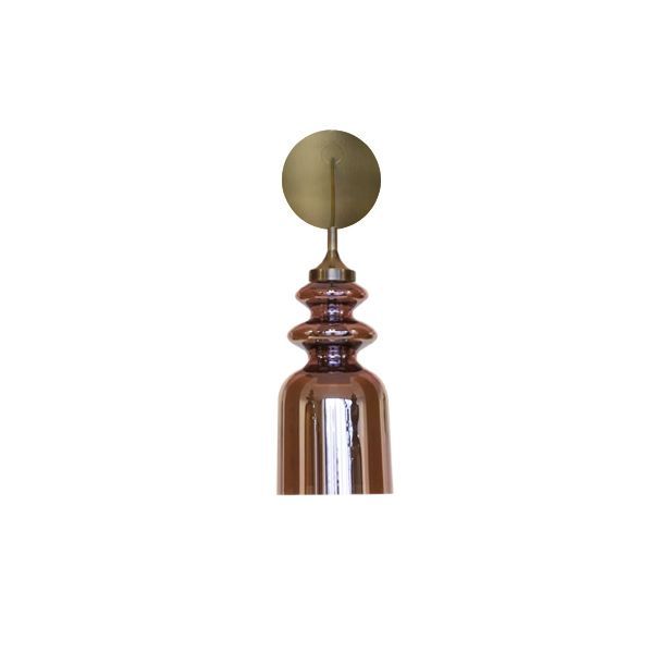 Wandleuchte Messalina Ap aus gebürstetem Bronze, Contardi von Contardi