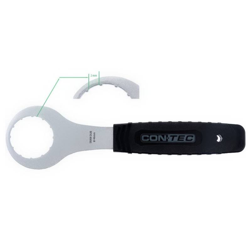 Contec Montagewerkzeug CONTEC Innenlagerabzieher TFP-460" CT TFP-460 F.SRAM DUB 2MM schwarz von Contec