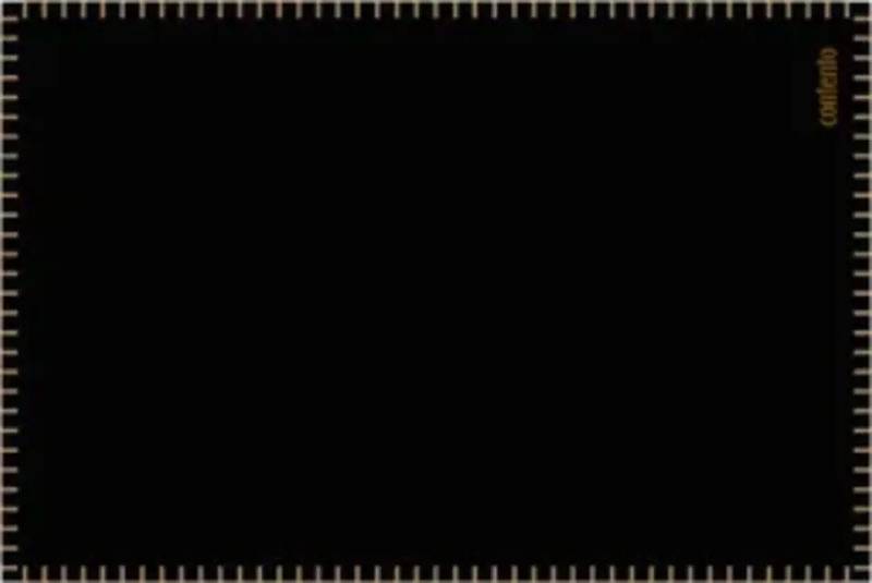 Contento Platzset Uni,Tischset Aus Filz, 45 X 30 Cm, Schwarz, 655622, (1-St) von Contento