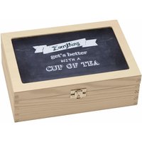 Contento Teebox "Everything gets better with a cup of tea", (1 tlg.) von Contento
