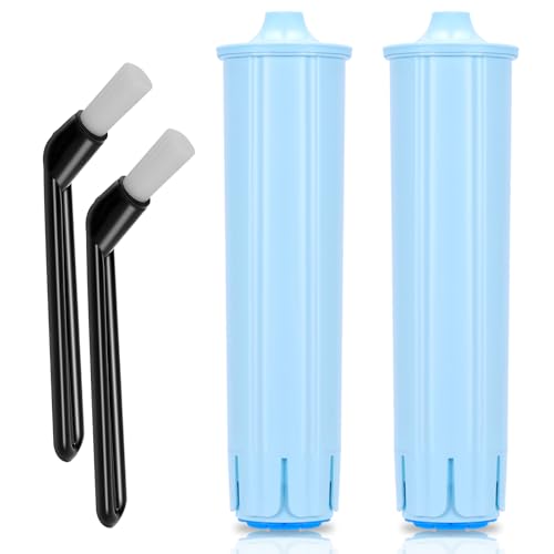 Filterpatronen für Jura Blue, Kaffee Wasserfilter für Kaffeevollautomaten, Filter Cartridge with Plus Hygiene, Inkl. 2 Reinigungsbürsten von Contever