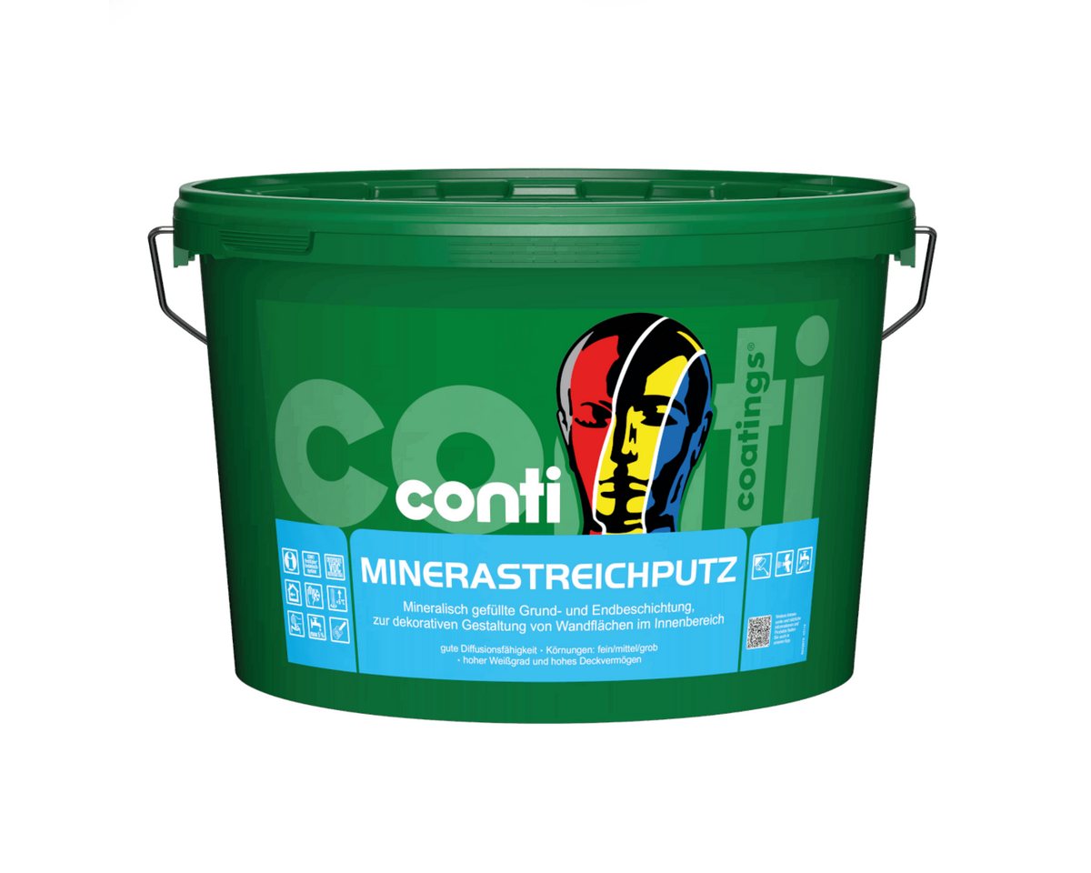 Conti Coatings Dispersions-Silikatputz Conti® Minera Streichputz Fein von Conti Coatings
