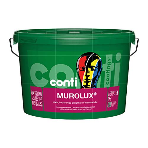 Conti Murolux Silikonharz-Fassadenfarbe weiß 12,5 Liter von Conti