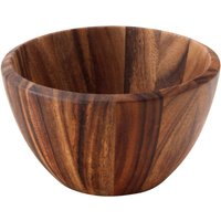 2 Stück Continenta Holzschüssel, Obstschale, Holzschale aus Akazien-Kernholz in Edel Ausführung, Größe: Ø 25 x 14,5 cm, Set by Danto® von Continenta