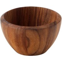 3 Stück Continenta Holzschüssel, Obstschale, Holzschale aus Akazien-Kernholz in Edel Ausführung, Größe: Ø 15,5 x 9 cm, Set by Danto® von Continenta