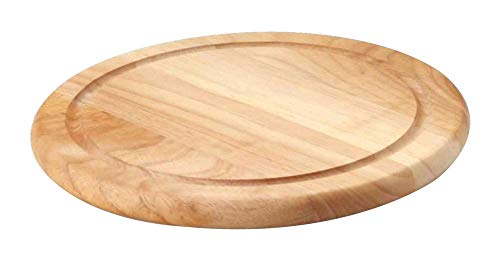 Continenta Fleischteller mit Saftrille aus Gummibaumholz, Steakteller, Steakbrett, Fleischbrett, rund, Größe: Ø 25 x 1,8 cm Continenta Fleischteller mit Saftrille aus Gummibaumholz, Steakteller, Steakbrett, Fleischbrett, rund, Größe: Ø 25 x 1,8 cm von Continenta