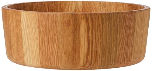 Continenta 4136 Oak Wood Salatschüssel aus Eichenholz, Holz, Hellbraun von Continenta