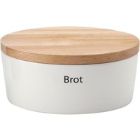 Continenta Brotkasten 1 Stk. tlg. Brottopf, mit Holzdeckel, auch als Brotschneidbrett nutzbar Continenta Brotkasten 1 Stk. tlg. Brottopf, mit Holzdeckel, auch als Brotschneidbrett nutzbar von Continenta