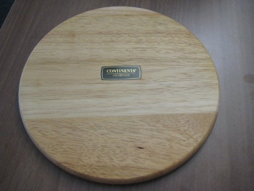 Continenta Frühstücks-/Vesperbrett rund 25cm Holz NEU von Continenta