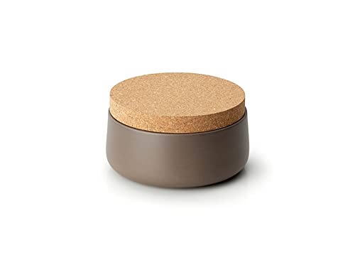 Continenta Keramikdose mit Korkdeckel, matt taupe Ø 20 x 12 cm, Keksdose, Vorratsdose, Vorrats Behälter, Aufbewahrungsbox Continenta Keramikdose mit Korkdeckel, matt taupe Ø 20 x 12 cm, Keksdose, Vorratsdose, Vorrats Behälter, Aufbewahrungsbox von Continenta
