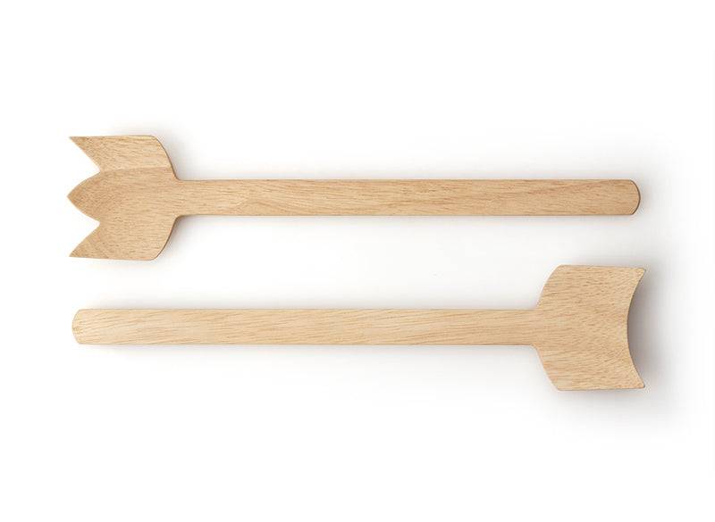 Continenta Salatbesteck Simple, Gummibaum von Continenta