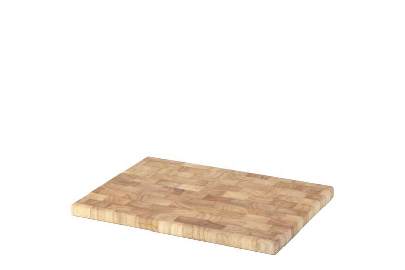 Continenta Schneidebrett, 35 x 25 cm Gummibaum in Holzfarben von Continenta
