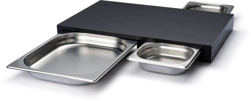 Continenta Schneidebrett, Kunststoff, (4-St), Duracore schwarz 50x32,6x5cm von Continenta