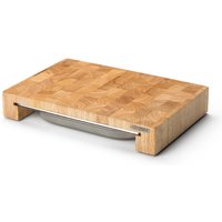 Continenta Schneidebrett mit Edelstahl-Schublade 39 x 27 cm von Continenta