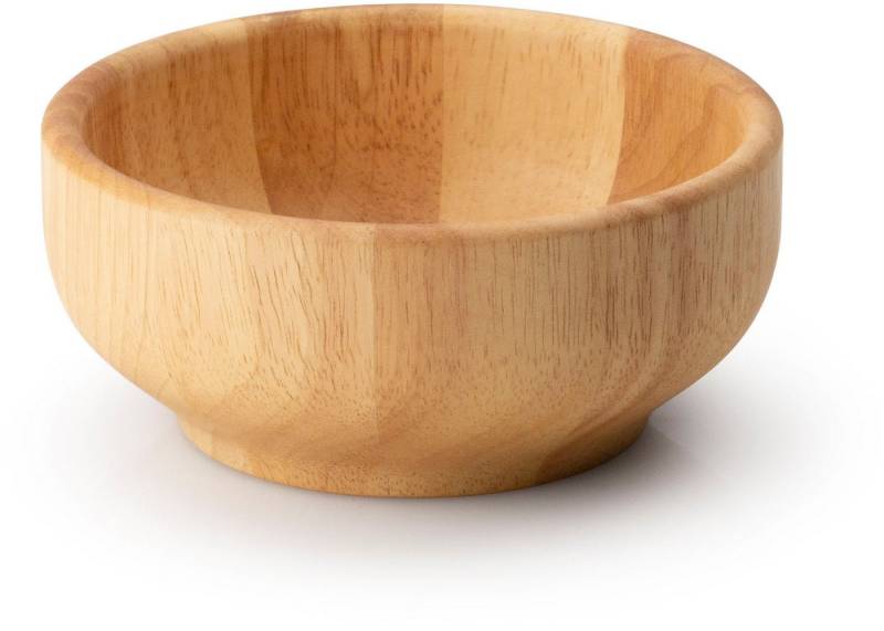 Continenta Schüssel, Holzwerkstoff, (1-tlg), Gummibaumholz, Zum Anrichten und Präsentieren von Continenta