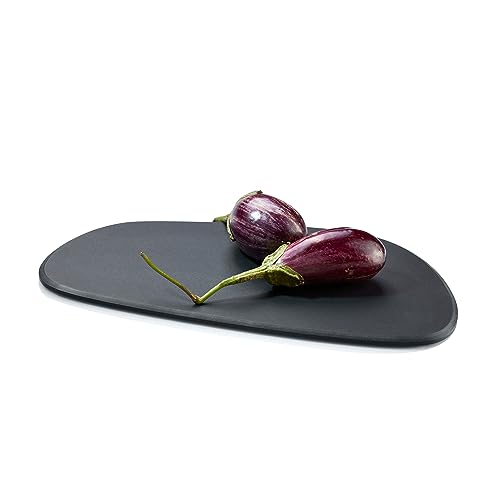 Continenta Servierbrett PEBBLE, Duracore 36,2 x 19,5 x 0,9cm, messerschonendes Servier- und Schneidebrett von Continenta