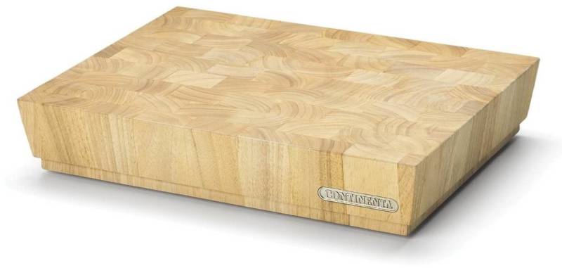 Continenta Spiralbesen Continenta Holzblock Schneidbrett 40 x 30 x 7,3 cm von Continenta