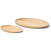 Continenta Tablett oval Holz 23,5 x 15,5 x 1,2 cm von Continenta